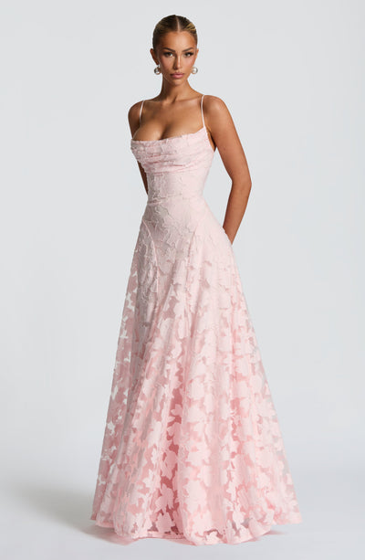 Hannelore | Maxi-Kleid mit Korsett aus Spitze