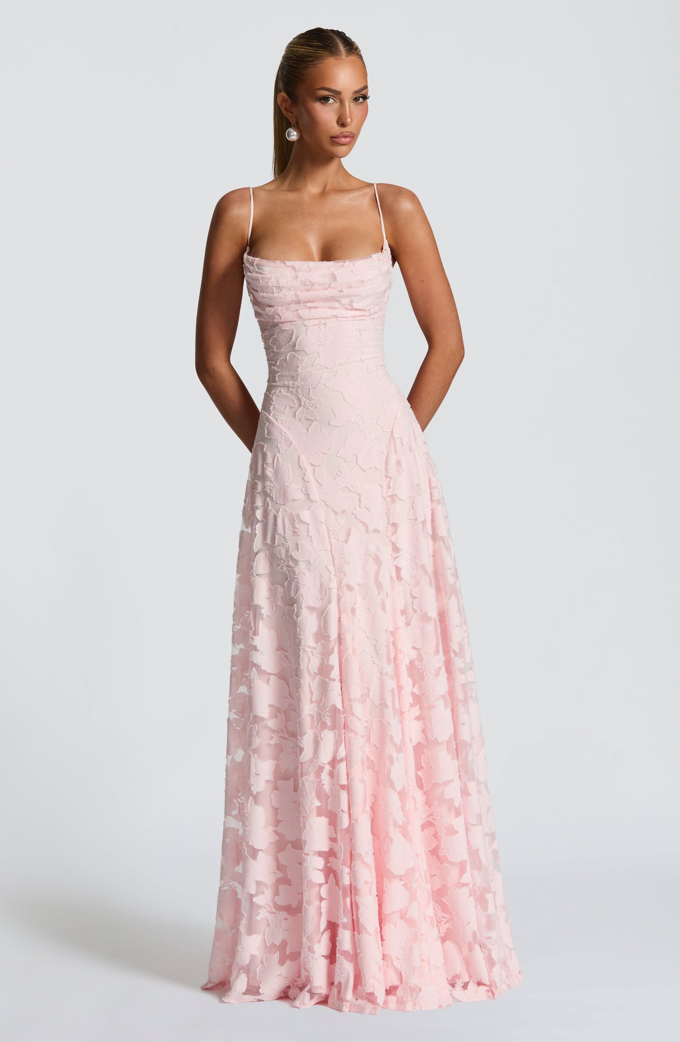 Hannelore | Maxi-Kleid mit Korsett aus Spitze