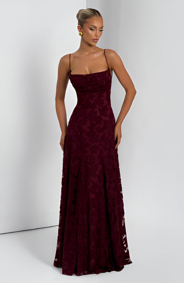 Hannelore | Maxi-Kleid mit Korsett aus Spitze