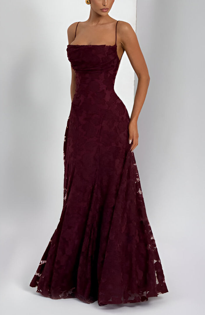Hannelore | Maxi-Kleid mit Korsett aus Spitze